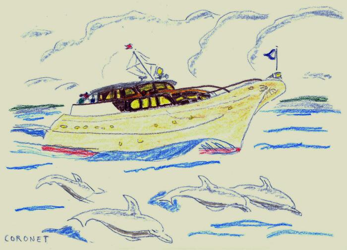 De Vlijt / de Vries CORONET New York Boat Show 1954 Feadship